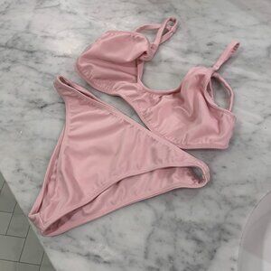 Gooseberry baby pink bikini set
